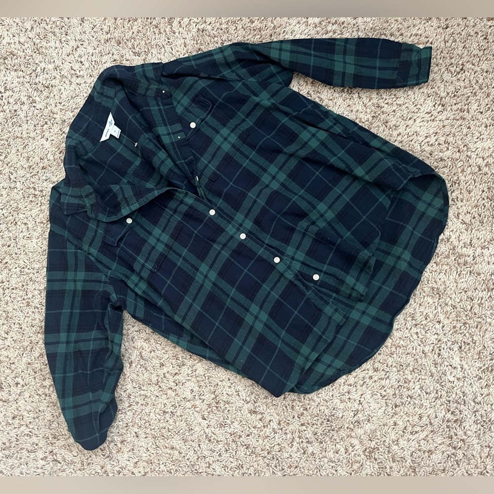 Size XL plaid button up